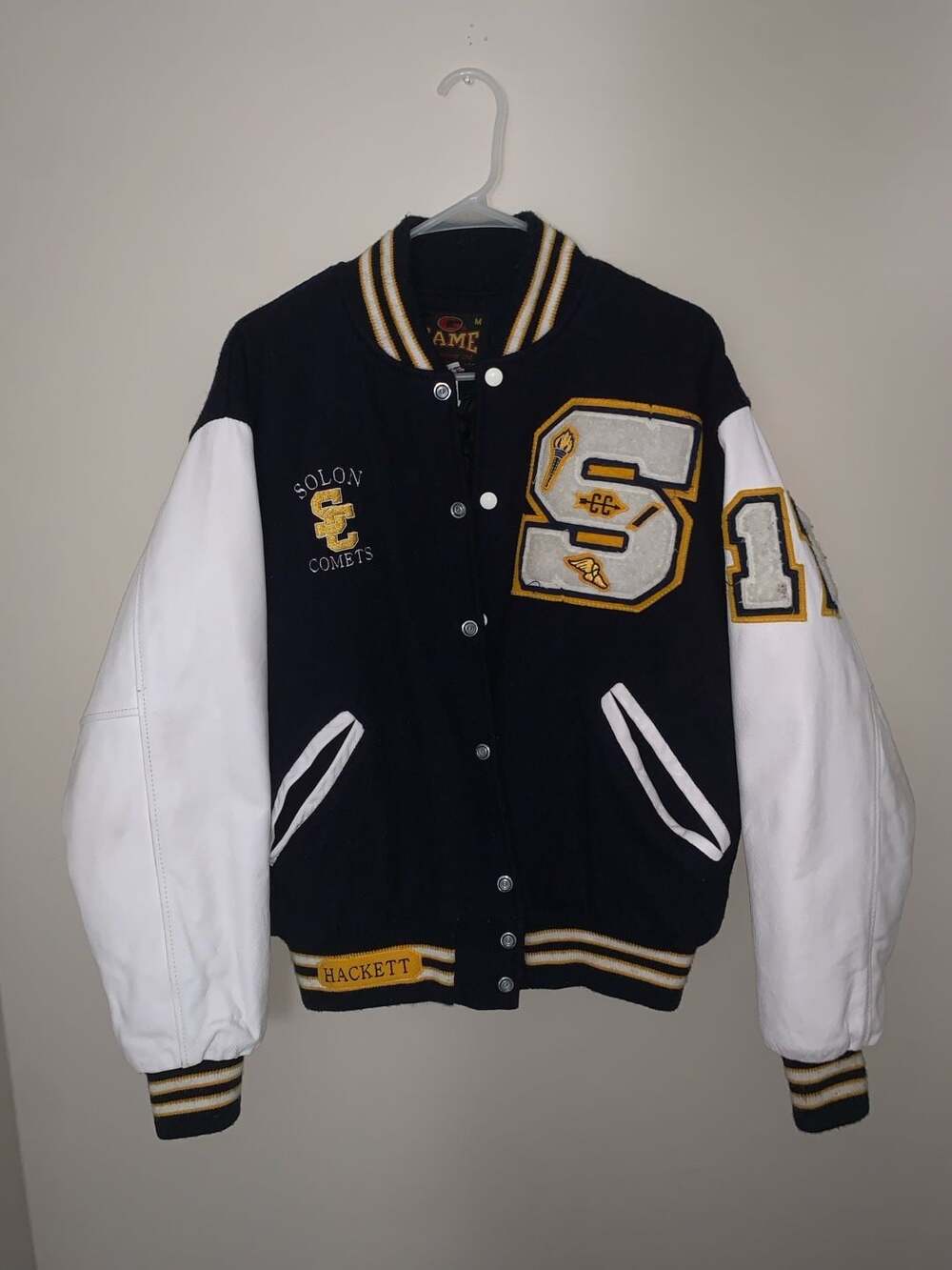 Game Sportswear Solon Comets High School Varsity Letterman Jacket
